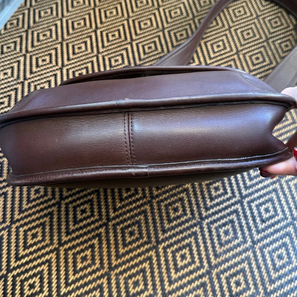 Vintage Coach Ergo Small Flap 9034 mahogany - Picture 7 of 14